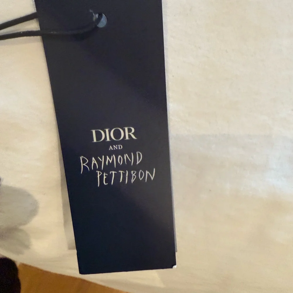 Artistic Graphic Scarf DIOR with tags. Dior & Raymond Pettibon
